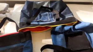 Сшила три Сумки Шоппера из Джинсовой ткани 🧵🧵🧵