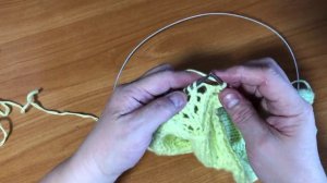Вот такие ёлочки спицами для вас