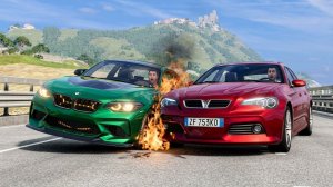 BeamNG Drive - Смертельные прыжки: Кто уцелеет?