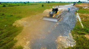 Full Process Filling up Land Huge , Extremely SHANTUI Bulldozer Clearing Mud Land!