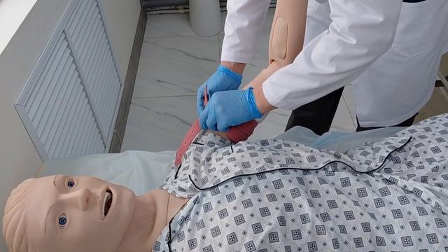 Выполнение остановки артериального кровотечения при помощи артериального жгута (аккредитация)