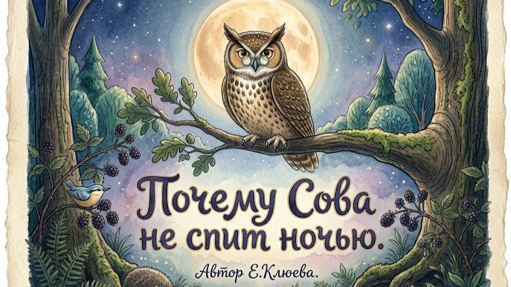 Почему Сова не спит ночью. (О верности долгу и ответственности).