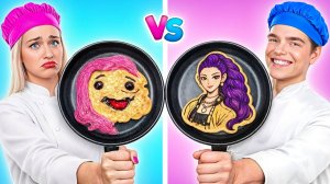 Кулинарный Челлендж Мальчики VS Девочки  Кухонные Лайфхаки и Рецепты