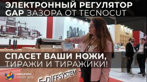 Регулировка зазора GAP опорного и магнитного цилиндра E-DIFFSYSTEM от TECNOCUT