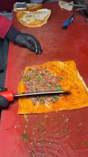 турецкий ролл с рубленным мясом