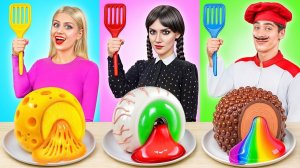 Среда против моей бабушки в соревновании по приготовлению еды # Вкусные рецепты Супер Гипер ДО