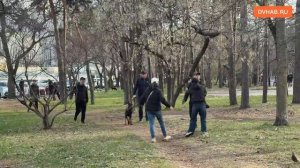 Продавцы рынка подрались с покупателями из-за кепки