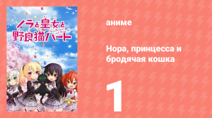 Нора, принцесса и бродячая кошка 1 серия (аниме-сериал, 2017)