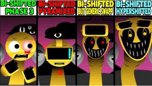 Bi-Shifted Phase 3 - Но Pyramiexed vs Но Generic Swap vs HyperShifted  [ Incredibox Sprunki ]