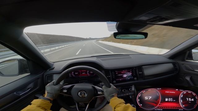 SKODA KODIAQ 1.5 TSI 2023 года выпуска - тест-драйв от первого лица в 4K