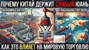 Почему Китай удерживает слабый юань — и как это влияет на мировую торговлю