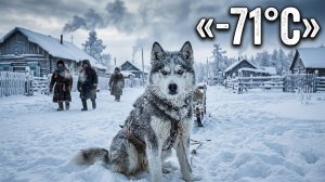 Самая холодная деревня в мире Оймякон (-71°C)