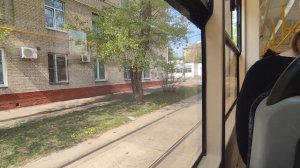 поездка на трамвае 71-623 КТМ-23 борт 2606 по маршруту 6к