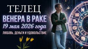♉ ТЕЛЕЦ гороскоп на Май 2026. Венера в Раке. Любовь, деньги и удовольствие