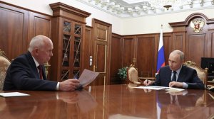 Владимир Путин встреча с главой госкорпорации «Ростех» Сергеем Чемезовым, Кремль, 7 мая 2026 года