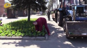 ПОДРЯДЧИК ПРИСТУПИЛ К ОЗЕЛЕНИТЕЛЬНЫМ РАБОТАМ В ГОРОДЕ ЖЕЛЕЗНОГОРСКЕ