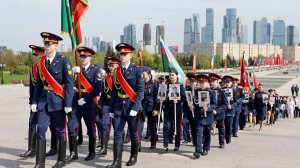 Следственный комитет России провел акцию «Бессмертный полк» на Поклонной горе в Москве