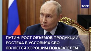 Путин: рост объемов продукции Ростеха в условиях СВО является хорошим показателем