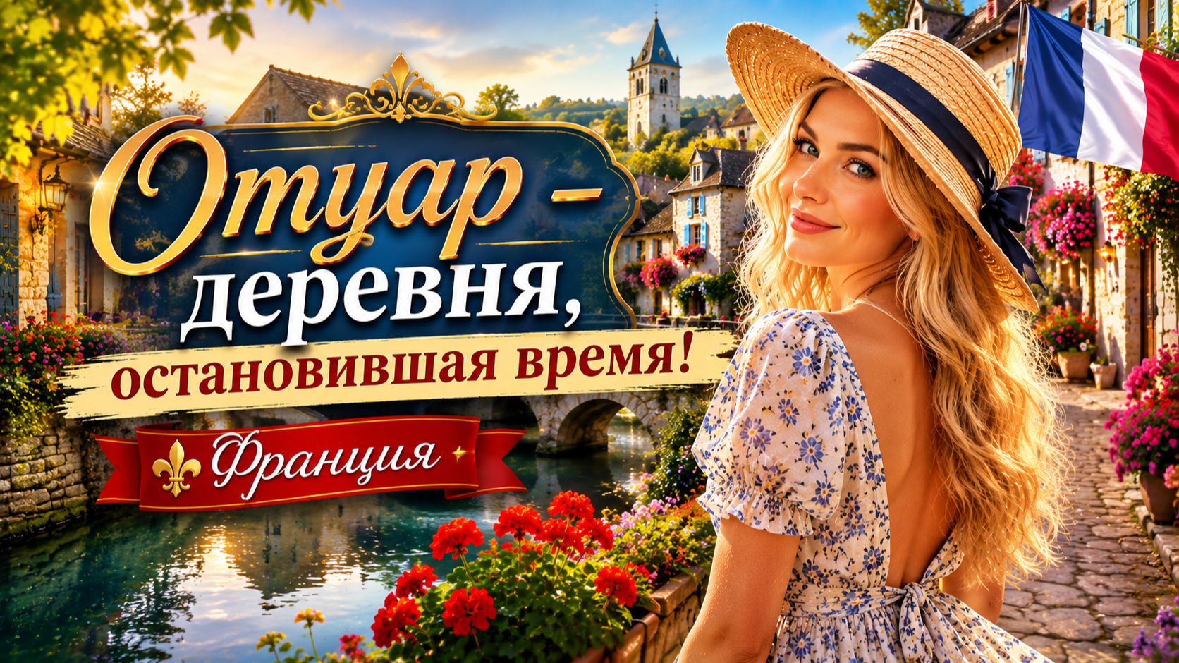 Отуар — деревня, остановившая время — пешая экскурсия по Франции!