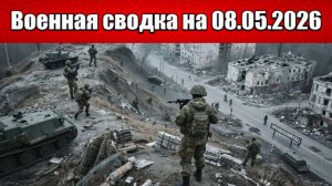 «Слом обороны ВСУ: российские флаги в центре Кривой Луки!»: Военная сводка на 08.05.2026