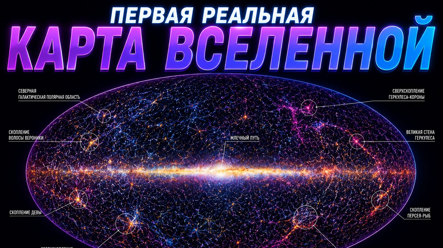 Первая реальная 3D-карта Вселенной. Физика уничтожена?