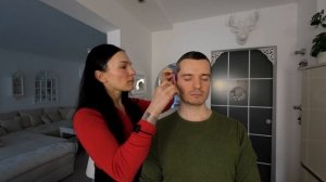 ASMR Compilation - Body Scan & Sculpt  Face Paint & Body Scan  Hair Session  Back Hair & Sweater