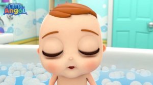 Купаемся В Ванной С Акуленком 🦈| Развивающие Мультики Для Детей | Little Angel Русский