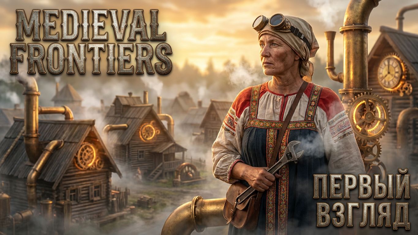 Medieval Frontiers - НОВОЕ ПОСЕЛЕНИЕ🕹Первый взгляд, обзор геймплей