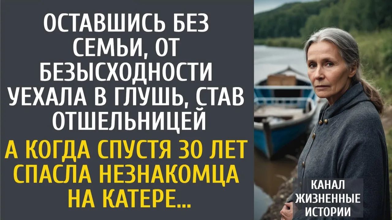 Истории из жизни: Оставшись без семьи, уехала в глушь, став отшельницей… А спустя 30 лет спасая…