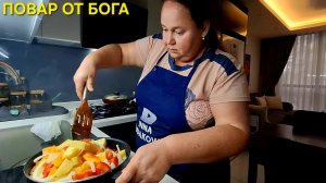 КУЛИНАРНЫЙ ВЛОГ💥КУРИЦА🐔С ТЫКВОЙ И КАРТОФЕЛЕМ🤤