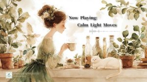 Quiet Morning Cafe Jazz ☕ Relaxing 1950s Home Café Playlist | Golden Window Light