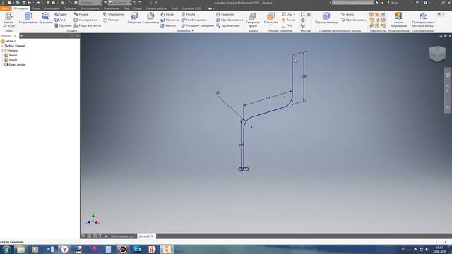 Autodesk Inventor. 3D моделирование _Сдвиг и Лофт_