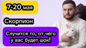 Скорпион - 7-20 мая. Гороскоп. Случится то, от чего у вас будет шок!
