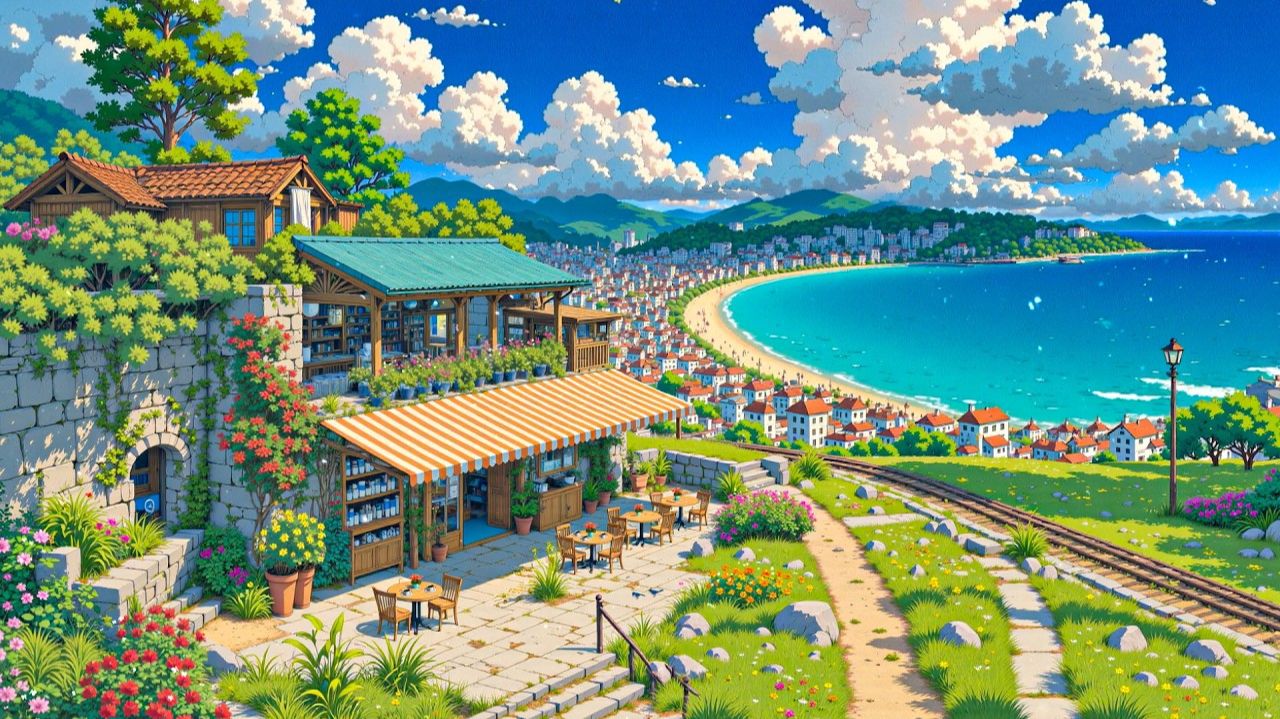 Peaceful 🍀🌻 a Summer Morning for Study & Relax 📚🎧 Lofi Coffee ☕ ~ Chill Lo-fi Vibes 🌿