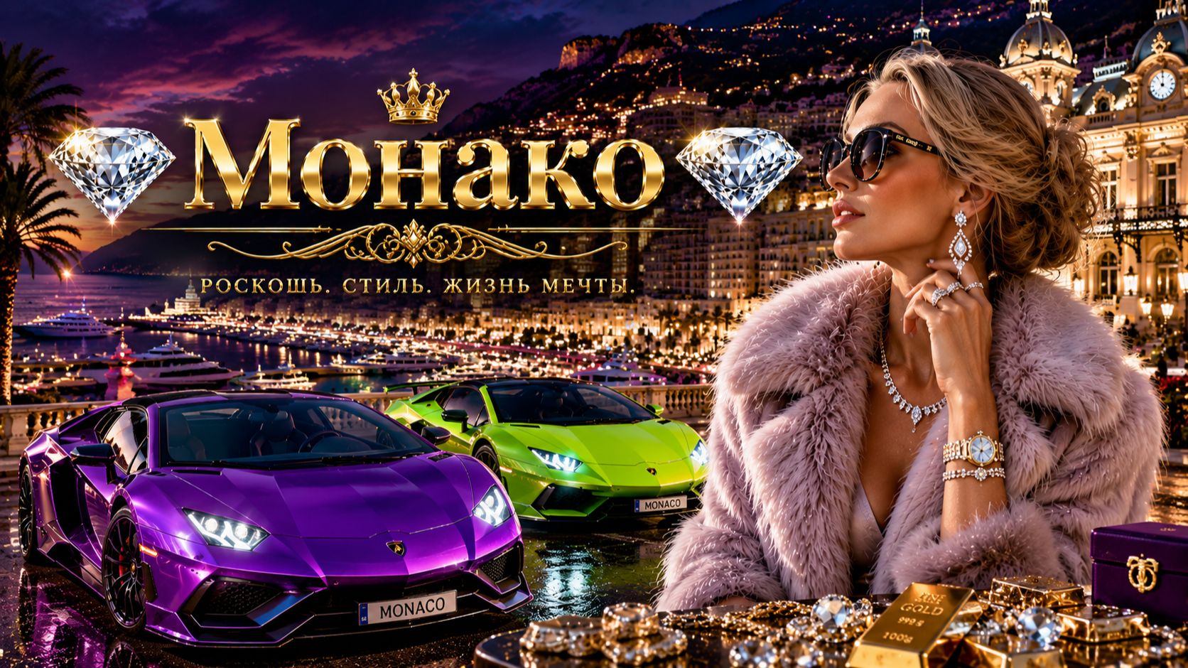 Монако, леди, спорткары, миллиардеры!
