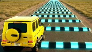 Cars vs 100 Speed Bumps Challenge #8 in BeamNG Drive!