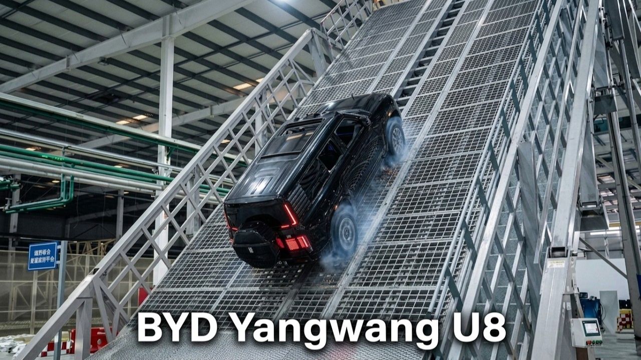 BYD Yangwang U8 против экстремальных подъёмов! Это реально?