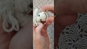 Сборка, овечка крючком, 3 часть пришивание головы и ножек