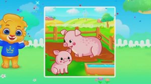 Детский развивающий мультфильм, пазлы, головоломка.