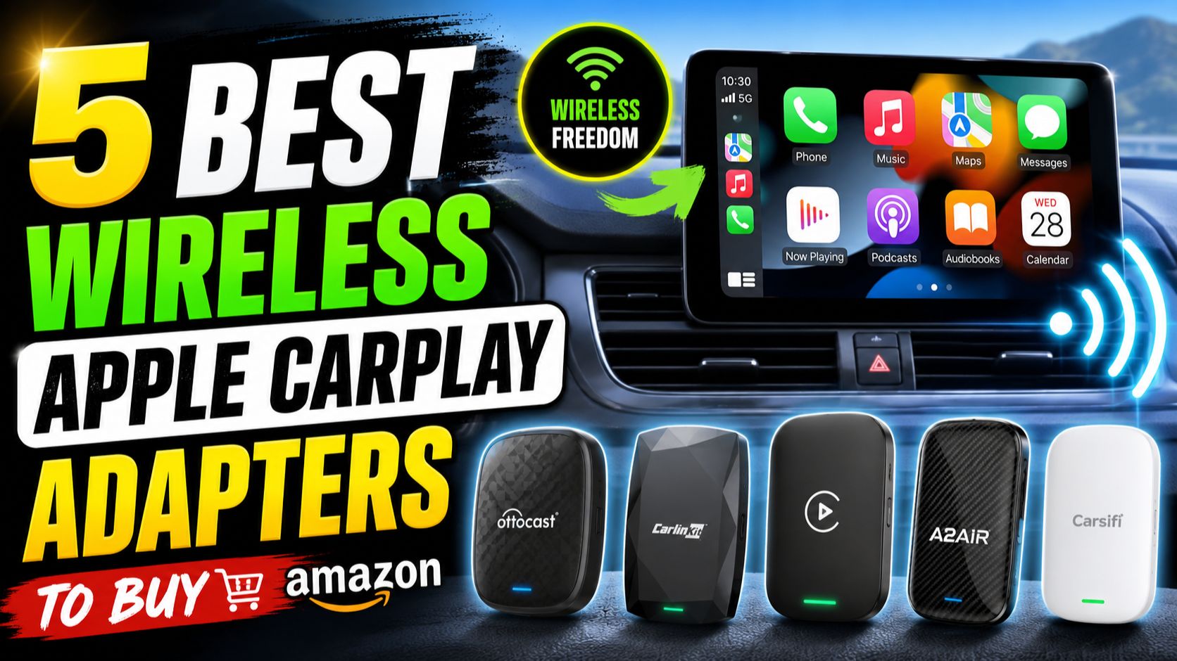 5 BEST Wireless Apple Carplay Adapters to BUY in 2025 смотреть онлайн