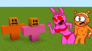 ПОЦЕЛУЙ Спрунки ОРЕН и ПИНКИ Мод в MINECRAFT!