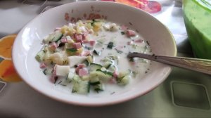 Окрошка быстро и вкусно. Холодный суп на обед. Рецепт окрошки