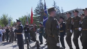 Торжественное построение личного состава ВУЦ ЮУрГУ