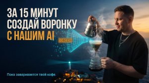 Как построить воронку продаж с помощью ИИ за 15 минут (без команды, промтов и  кода)