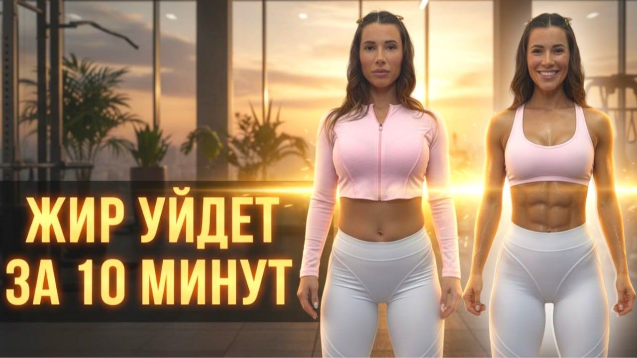 Жиросжигание без оборудования. Тренировка для похудения дома | Для женщин