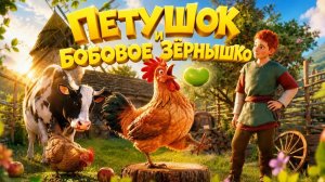 Русские народные сказки Петушок и бобовое зернышко.