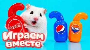 ХОМЯК ВЫБИРАЕТСЯ ИЗ СЕКРЕТНОЙ ХОМЯЧЕЙ ТЮРЬМЫ ! Играем ВМЕСТЕ ! Помогаем выбраться из лабиринта 26
