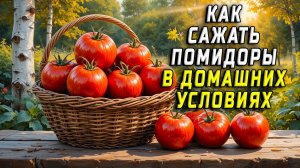 Как сажать помидоры в домашних условиях