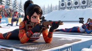 NGL Biathlon 2026. Карьера за биатлонистку. #7