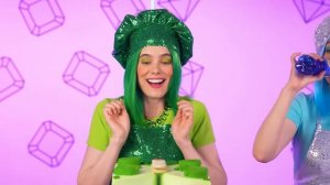 Изумрудная, рубиновая и бриллиантовая девушка # Супер Гипер DO Food Challenge